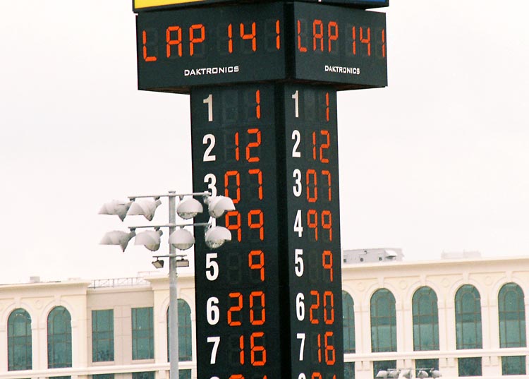 Lap 141 Scoring Tower