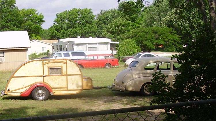 TearDrop Woody Trailer