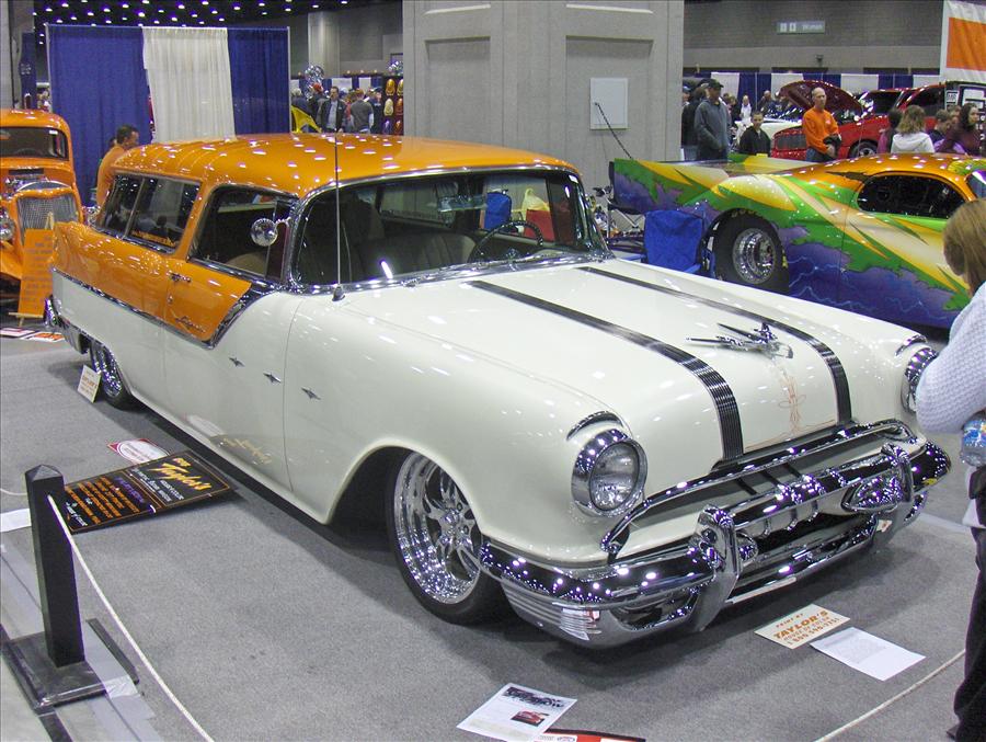 55 Pontiac Safari 2dr Wagon